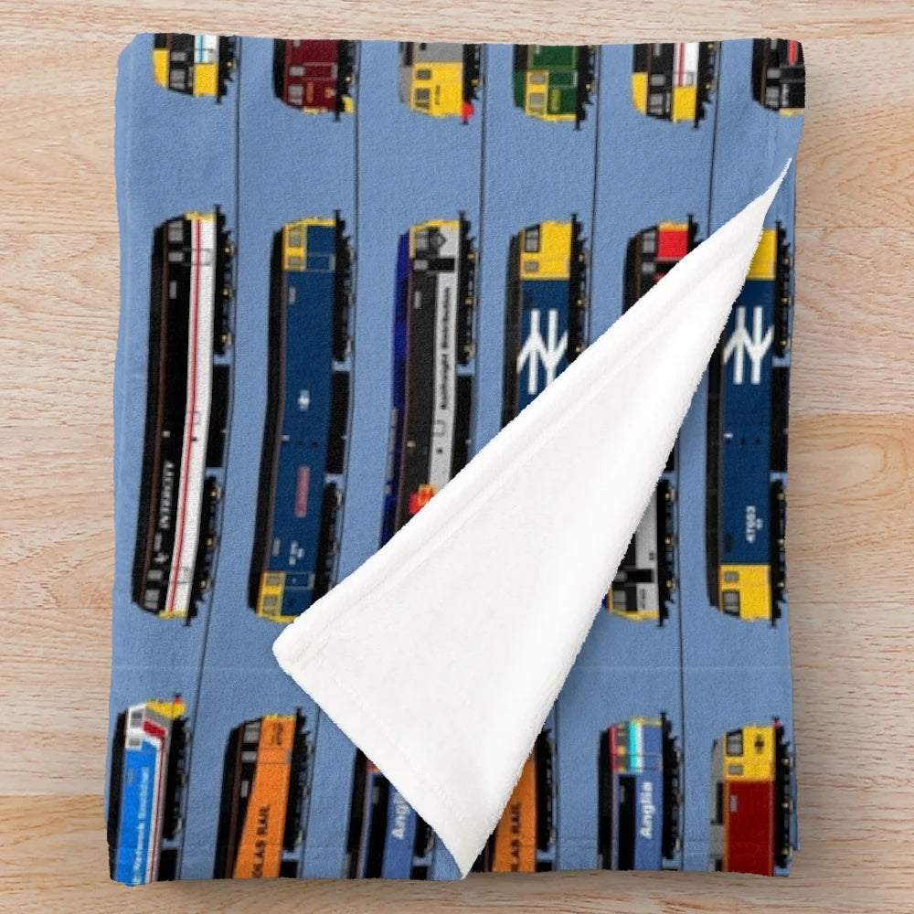 Collectible Class 47 Locomotive Plush Blanket