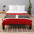 Soft, cozy plush blanket featuring a collection of class 66 locomotive designs