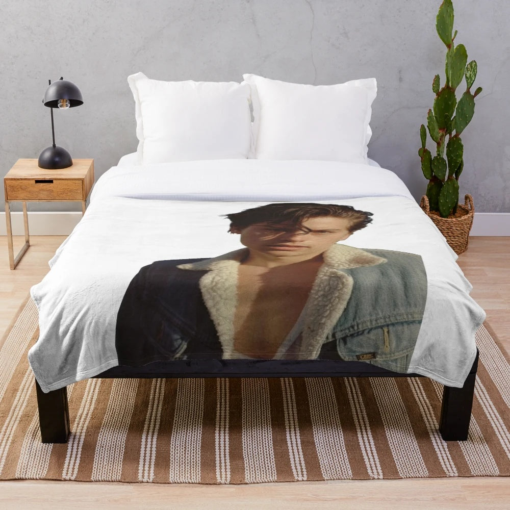Cole Sprouse Inspired Plush Blanket