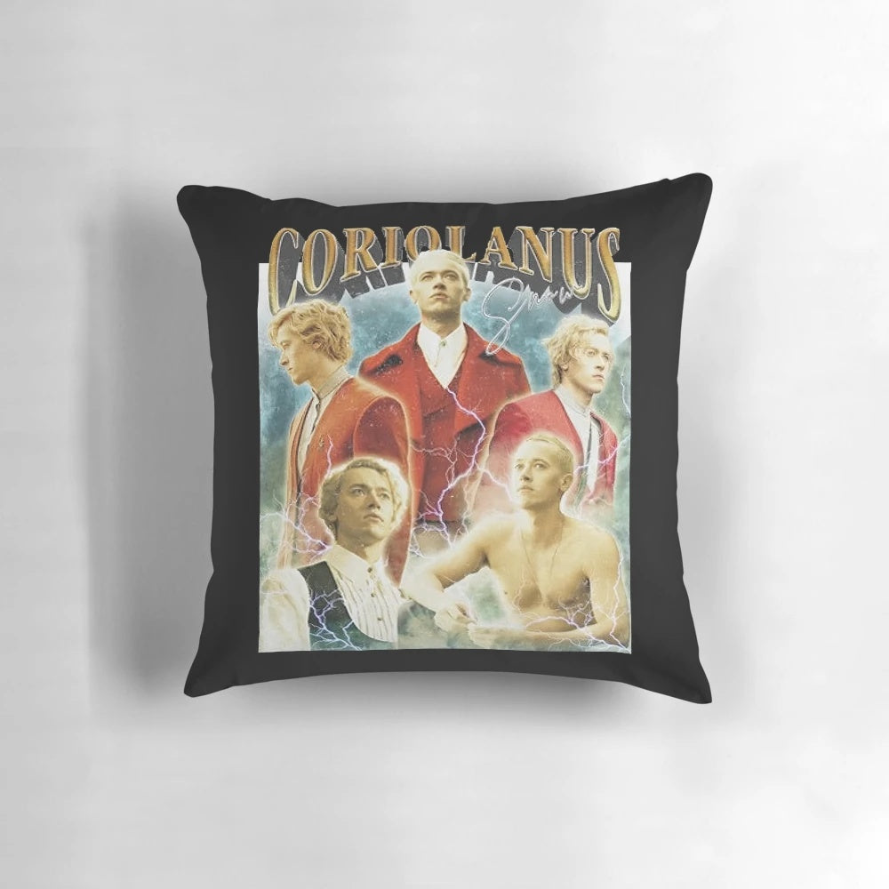 Limited edition Coriolanus Snow The Hunger Games vintage-style decorative pillow