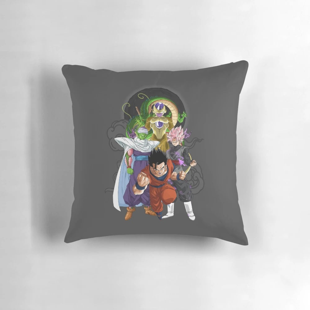 Soft and plush Dragon Ball Z themed pillow with iconic characters