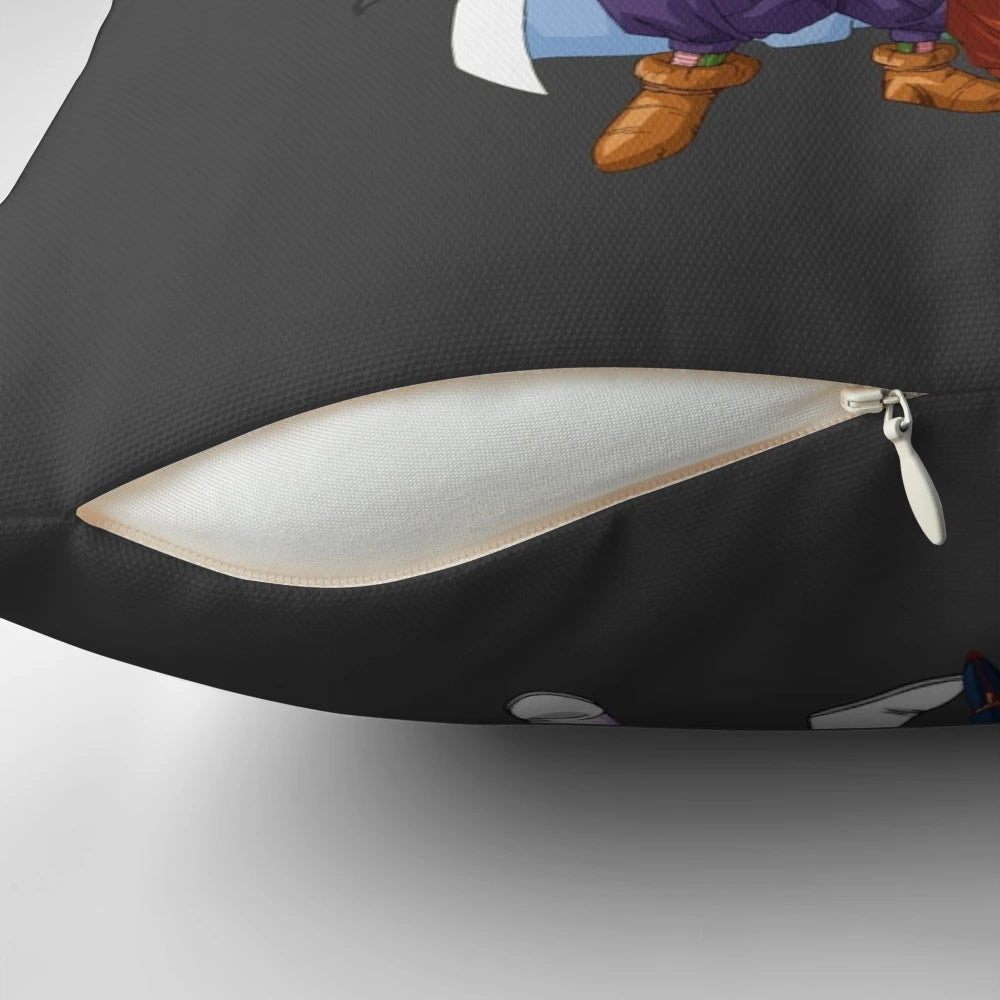 Soft and plush Dragon Ball Z themed pillow with iconic characters