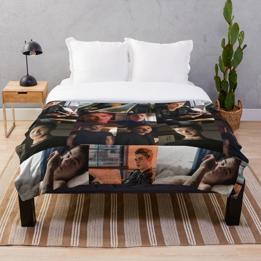 Hardin Scott Picture Collage Plush Blanket