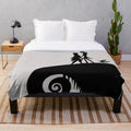 Collectible Jack, Sally & Zero Plush Blanket inspired by Nightmare Before Christmas