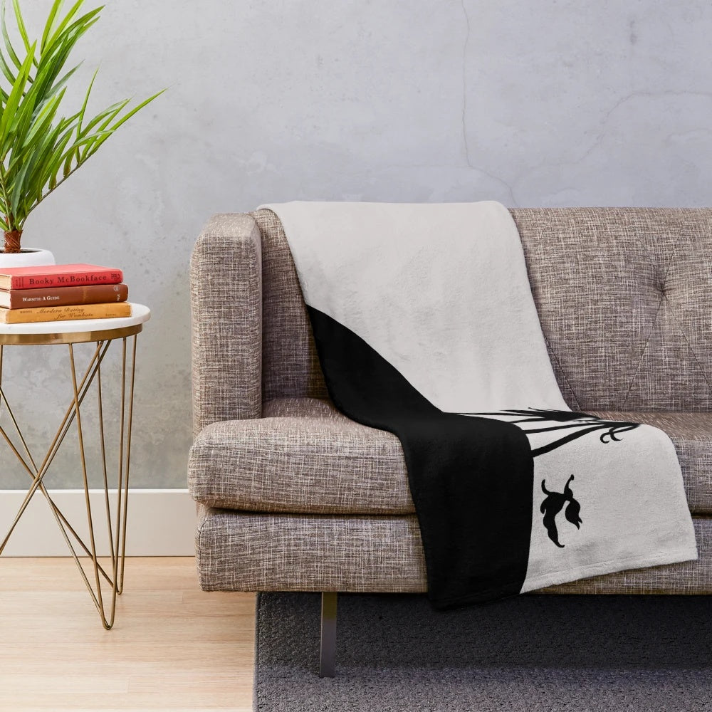 Collectible Jack, Sally & Zero Plush Blanket inspired by Nightmare Before Christmas
