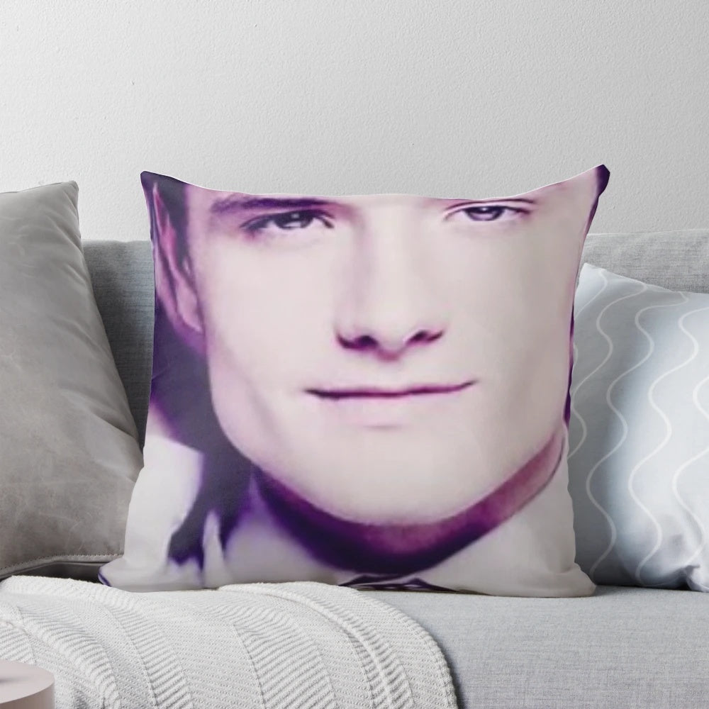Plush Josh Hutcherson Whistle Pillow featuring the Hunger Games and Five Nights at Freddy's