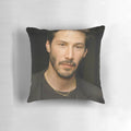 Keanu Reeves inspired decorative pillow
