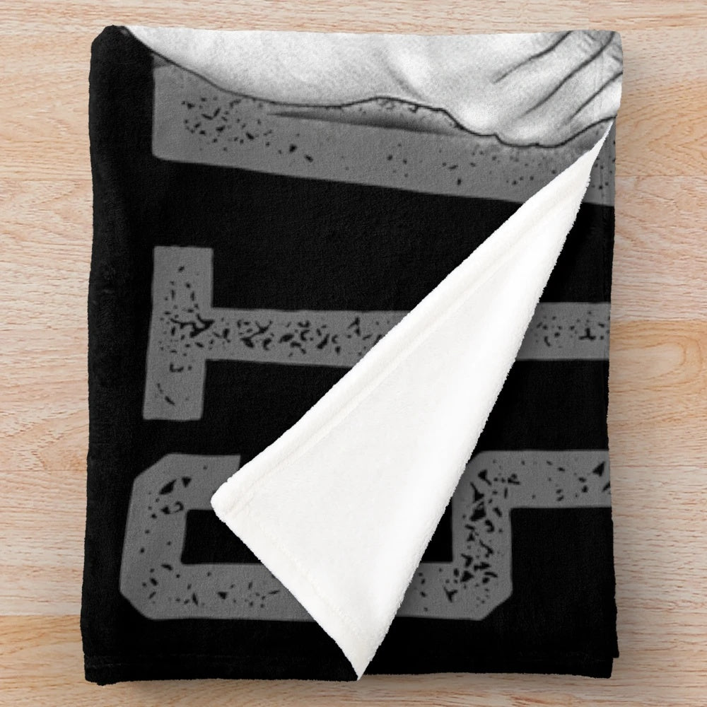 KISS Starchild Plush Blanket with the Iconic Band Imagery