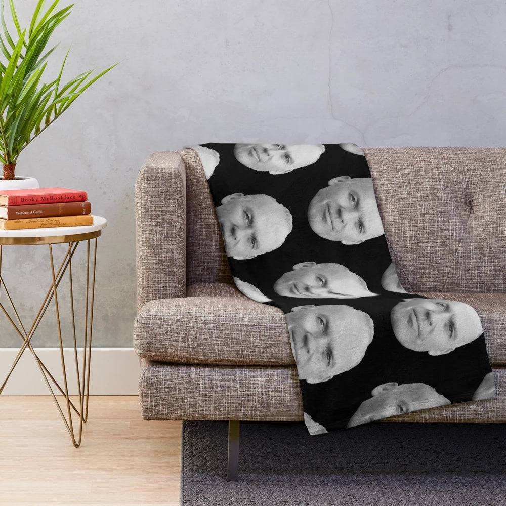 Michael Keaton Plush Blanket with Iconic Face