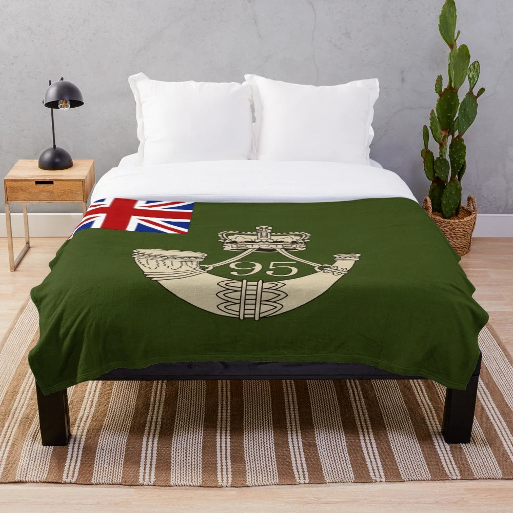 Napoleonic British 95th Rifles Plush Blanket