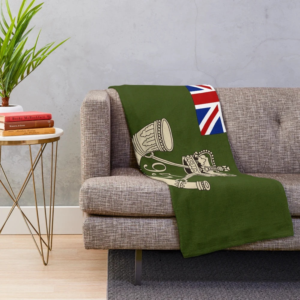 Napoleonic British 95th Rifles Plush Blanket