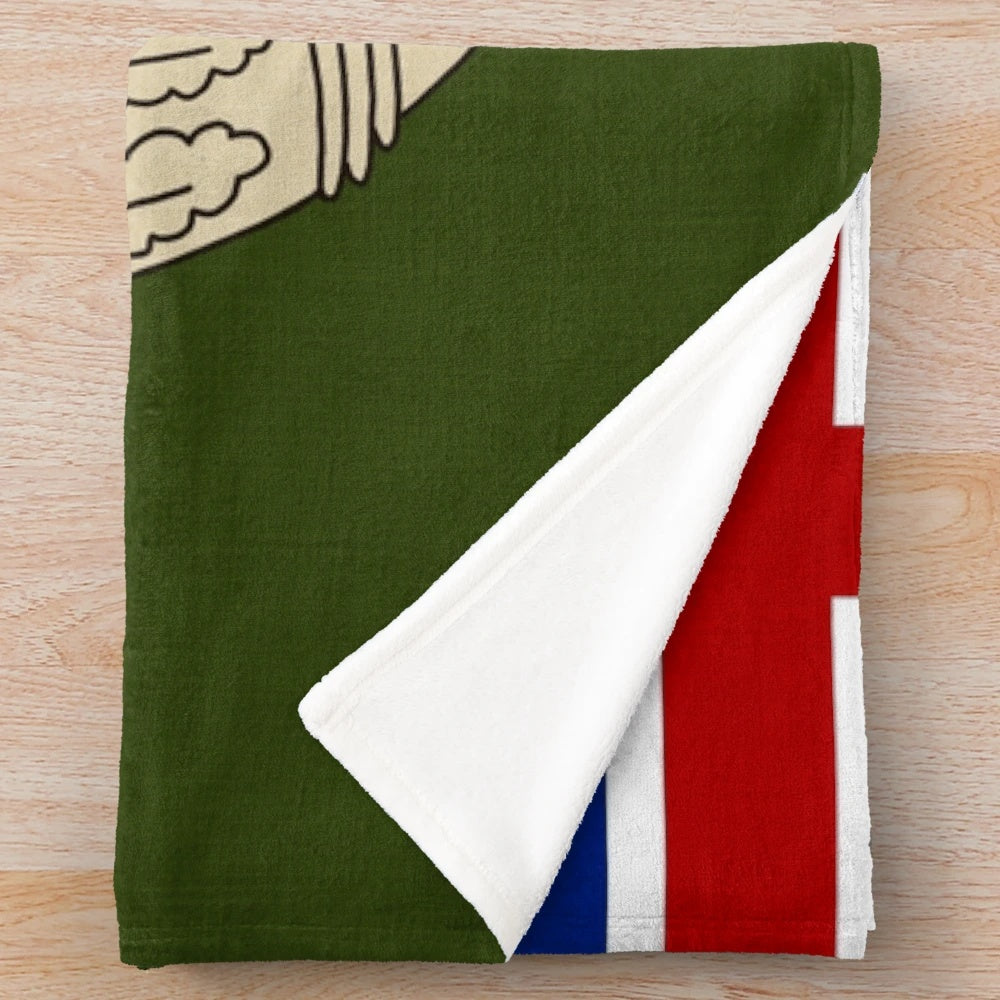Napoleonic British 95th Rifles Plush Blanket