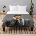 Neal Caffrey from White Collar TV show inspired plush blanket