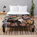 Paul Wesley Photo Collage Plush Blanket