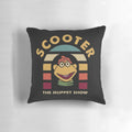 Handcrafted Scooter Muppet plush pillow, featuring the iconic Muppet Show character in a vintage, retro style.
