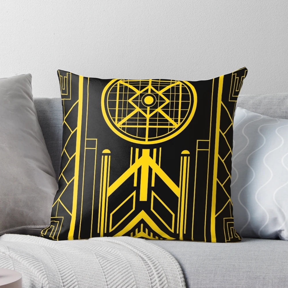 Decorative Star Trek Art Deco Enterprise Pillow for Home Decor