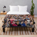 Tom Holland Inspired Plush Blanket with Spider-Man Design