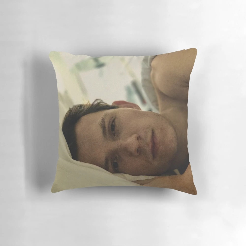Plush Tom Holland Spider-Man Pillow with Superhero Design