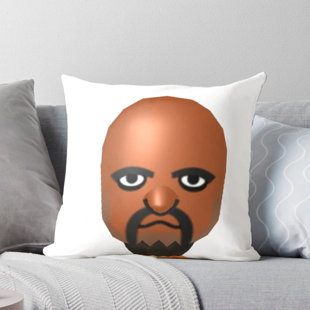 Soft, plush Wii Sports Matt pillow featuring the iconic character from the popular Nintendo video game.
