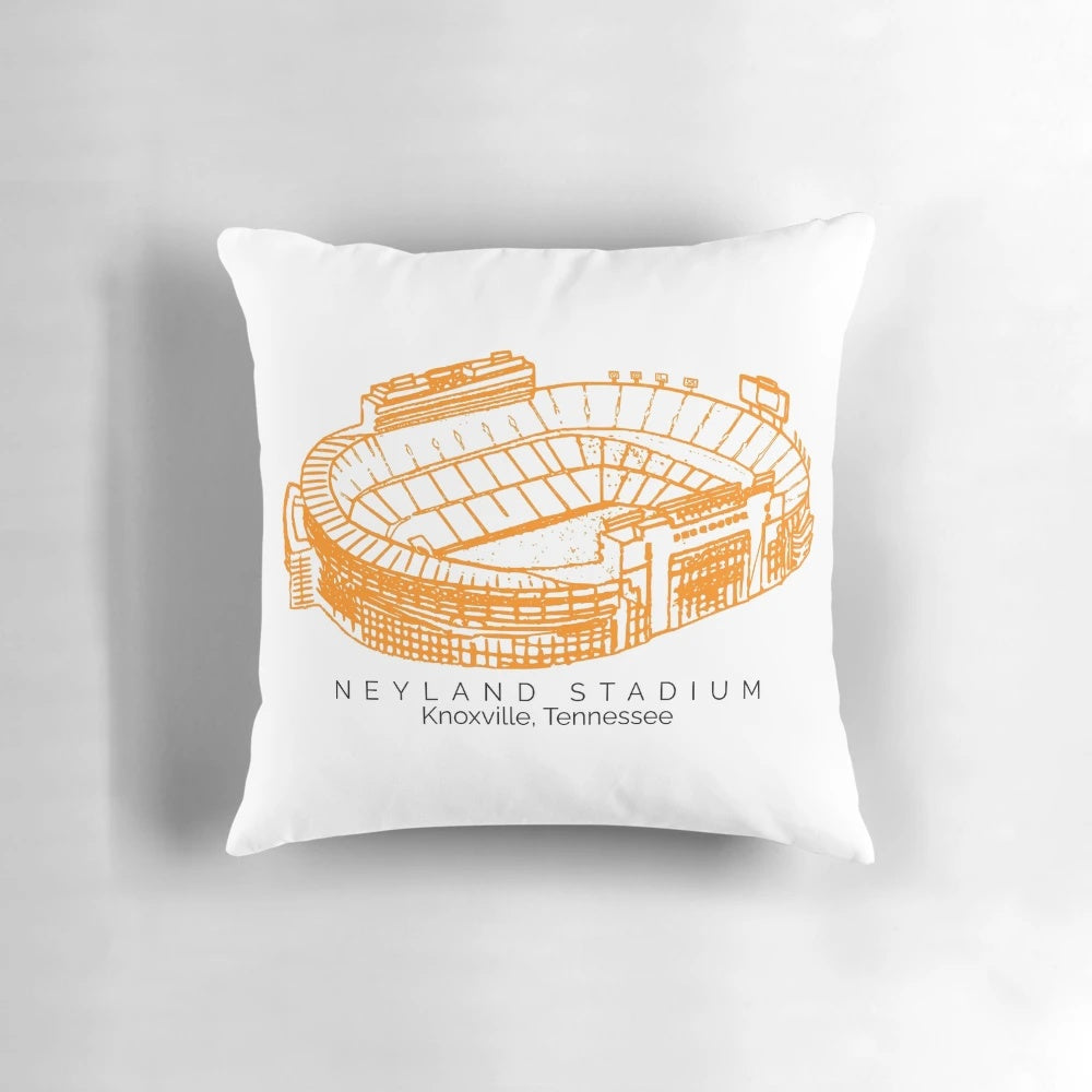 Neyland Stadium Pillow featuring the Tennessee Volunteers logo