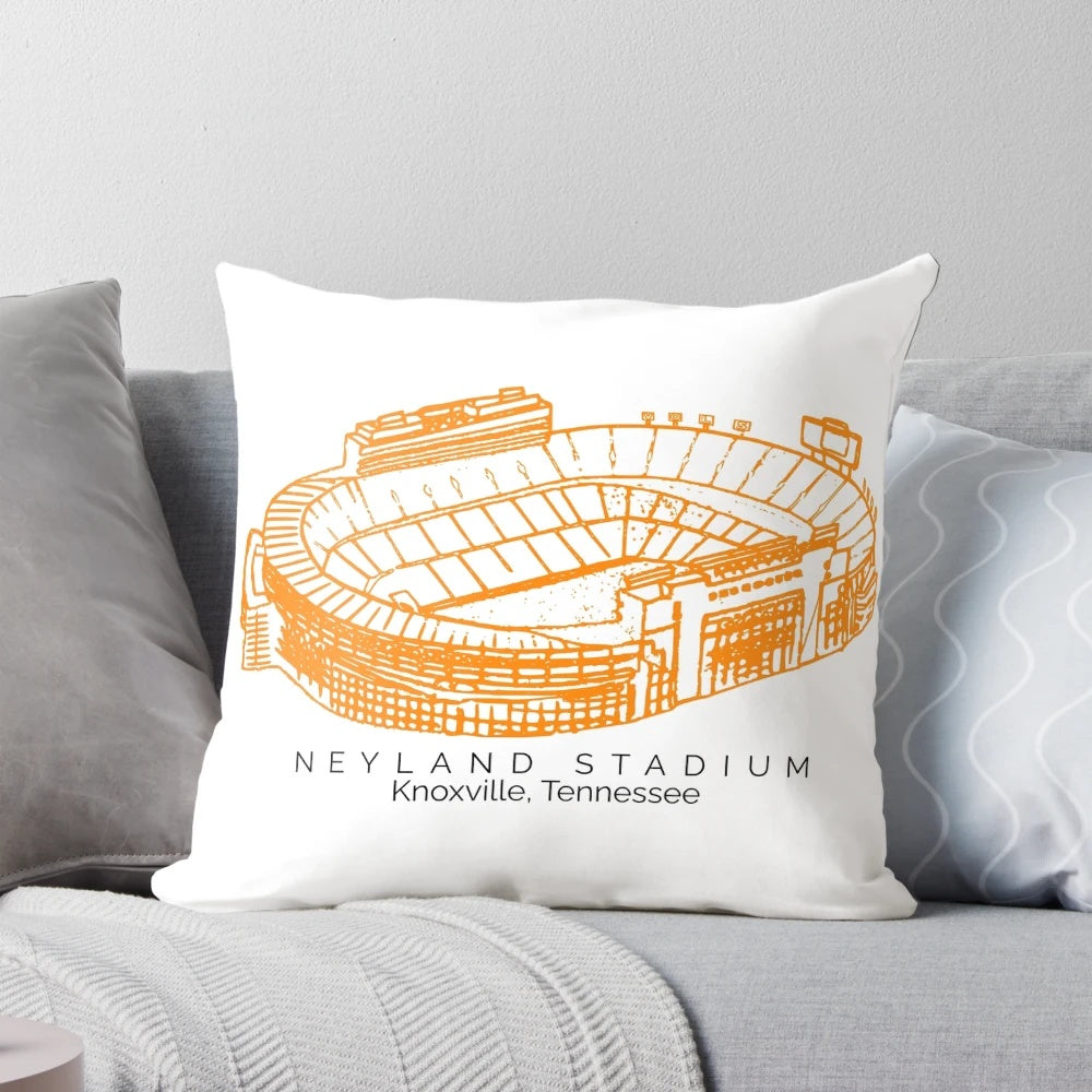 Neyland Stadium Pillow featuring the Tennessee Volunteers logo