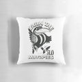 Collingwood AFL Magpies Pillow featuring the team's iconic black and white colors