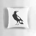 Collingwood-inspired AFL pillow featuring the Magpies' iconic black and white colors