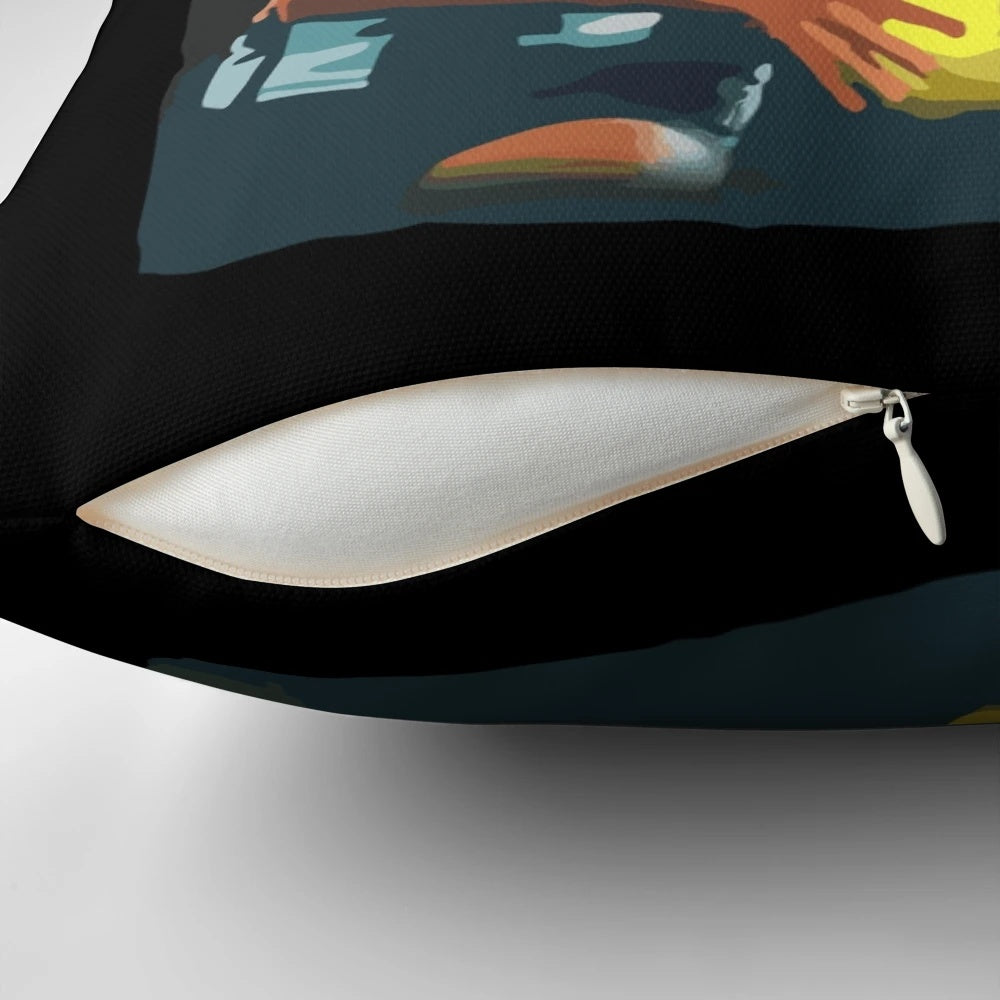 Collingwood Magpies AFL Pillow featuring the Daicos brothers