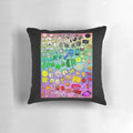 BFDI and Inanimate Insanity characters in a vibrant rainbow design on a plush, comfortable pillow.