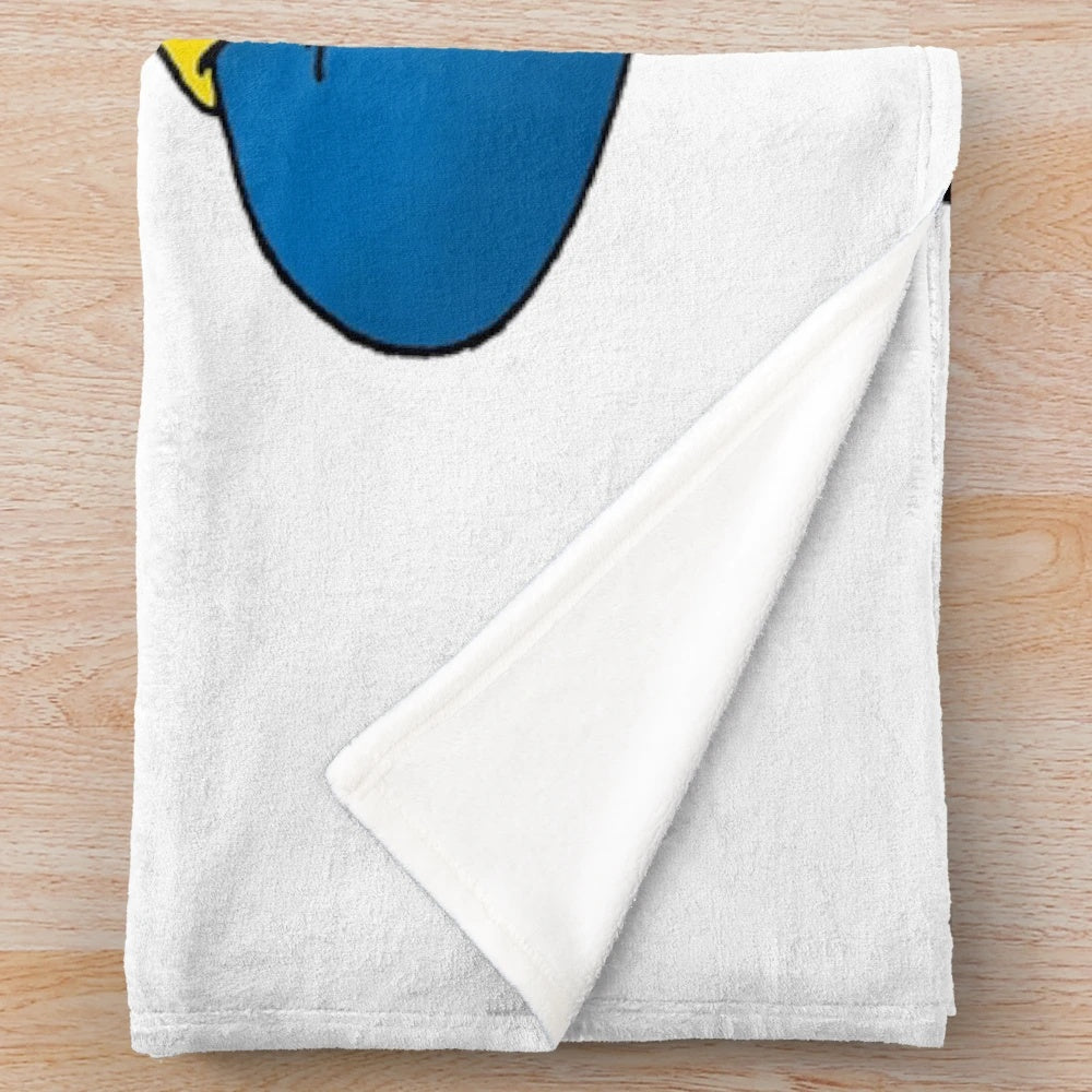 Caillou and dog themed plush blanket for children
