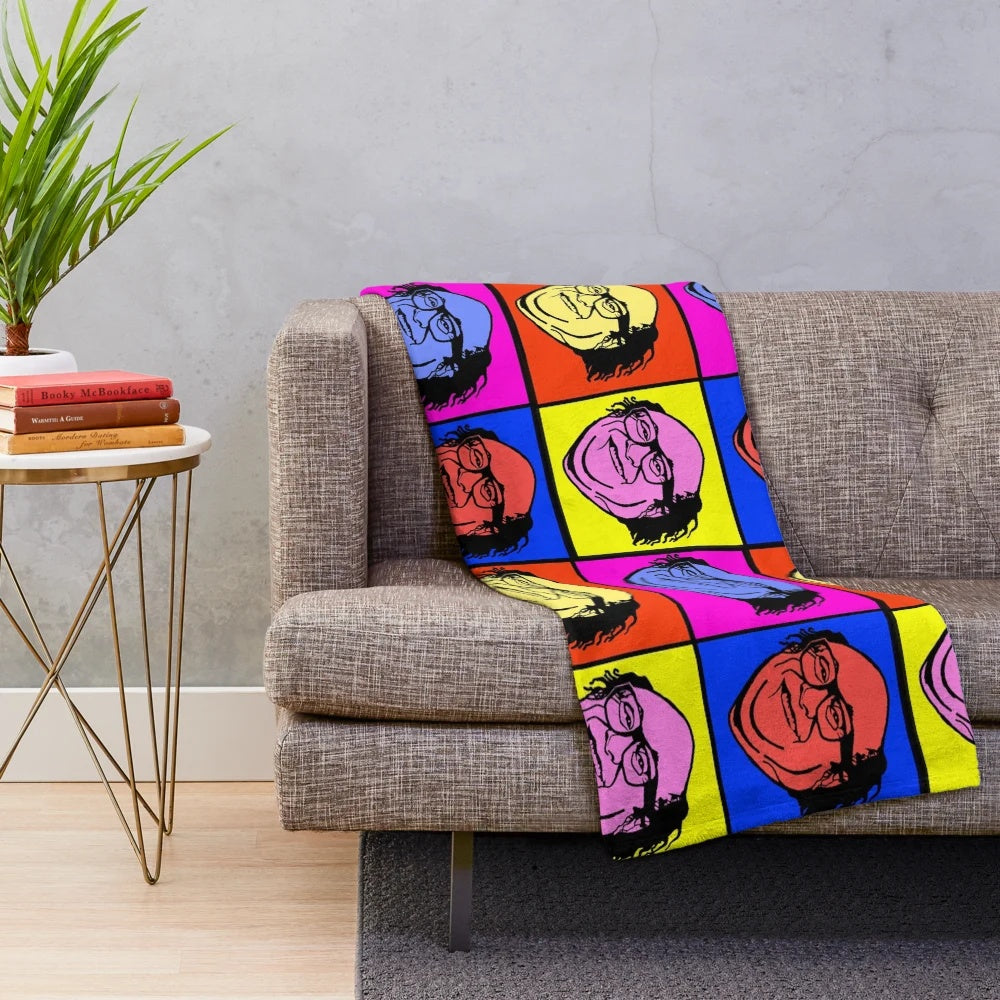 Vibrant Danny DeVito Pop Art Plush Blanket