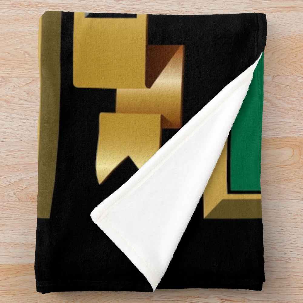 Dominica flag plush blanket