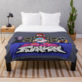 Colorful Friday Night Funkin fanart design on a plush blanket