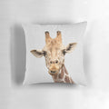 Vibrant portrait of a giraffe, perfect for adding a touch of whimsical style to any space.