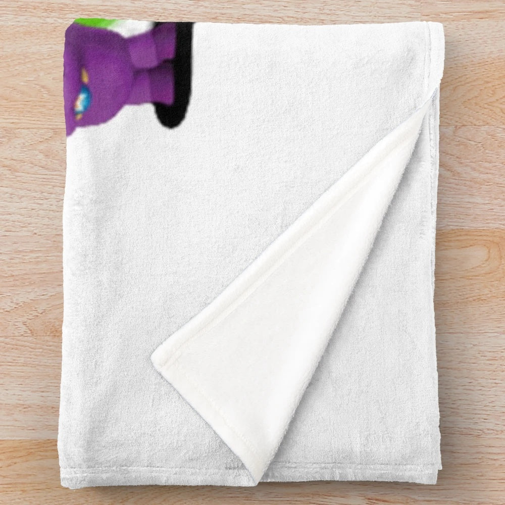 Colorful Go Jetters Inspired Plush Blanket