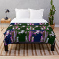Vibrant pop art style blanket featuring a portrait of iconic actor Tom Cruise