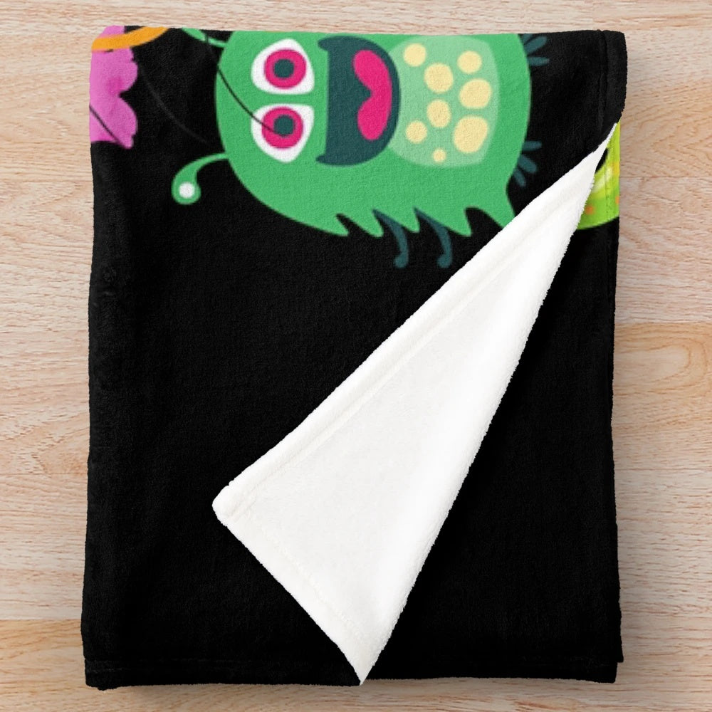 Cozy Plush Blanket Featuring Iconic My Singing Monsters Characters
