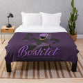 Tali inspired plush blanket with colorful sci-fi design