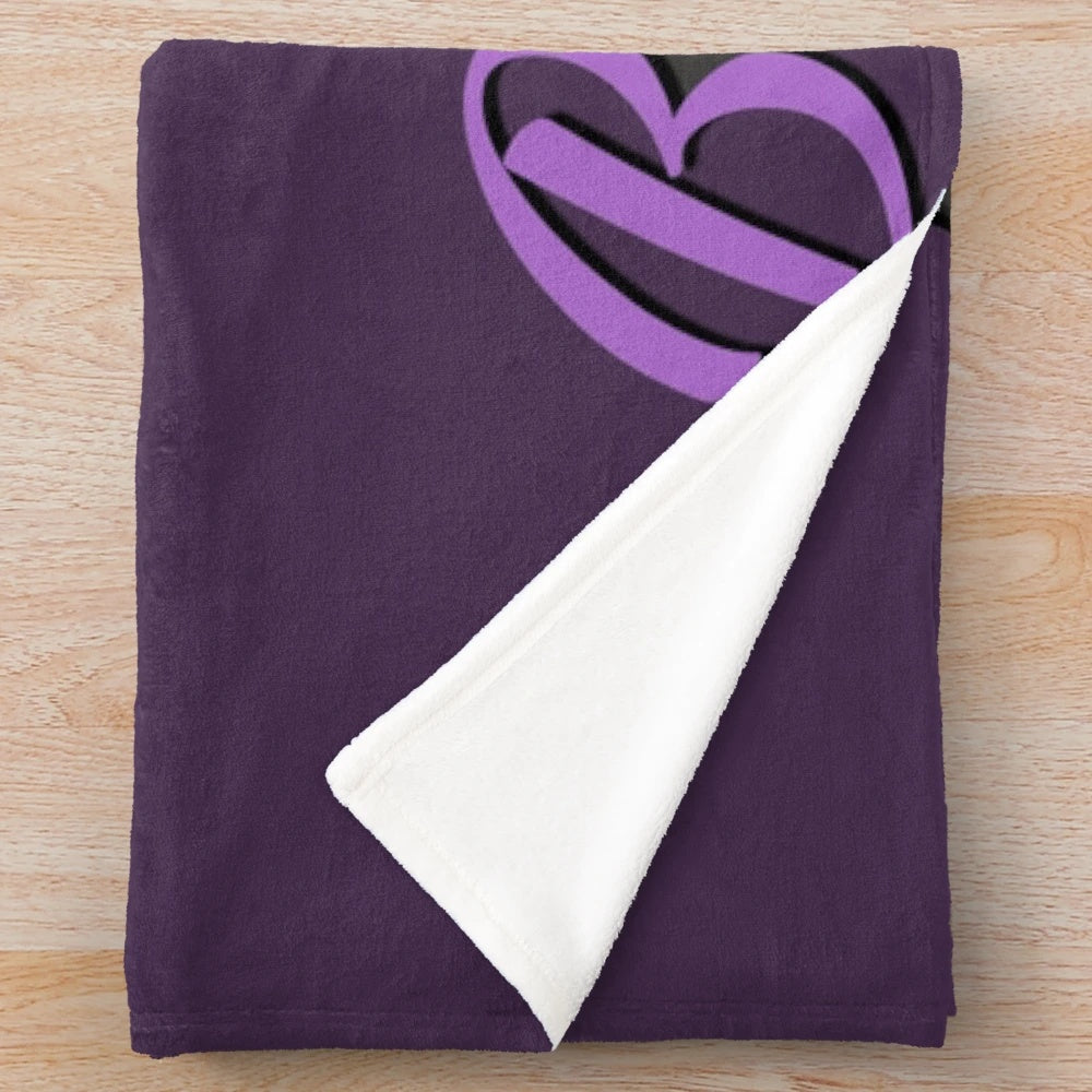 Tali inspired plush blanket with colorful sci-fi design