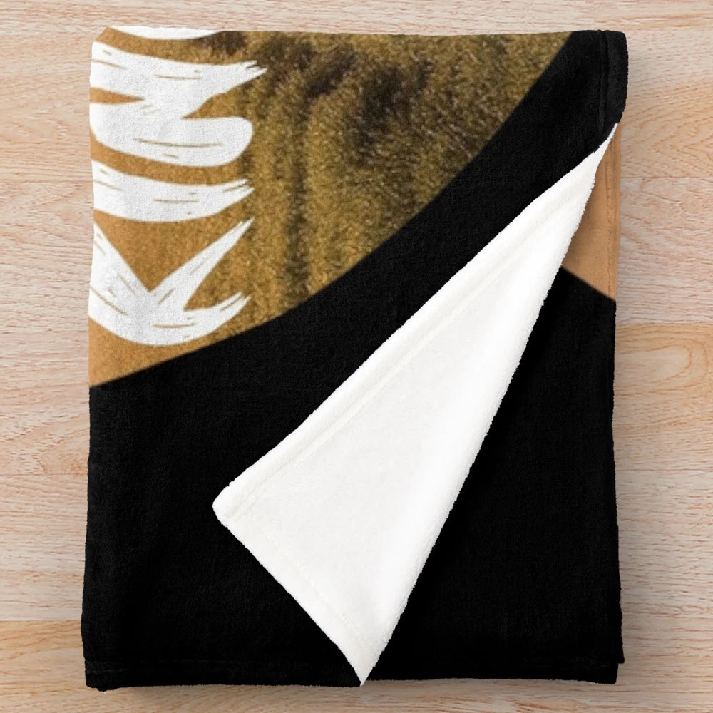 Plush blanket featuring the iconic giant ape from King Kong movies