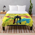 Colourblind-Inspired Ed Sheeran Plush Blanket