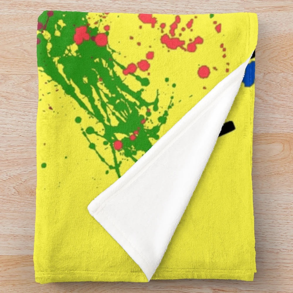 Colourblind-Inspired Ed Sheeran Plush Blanket