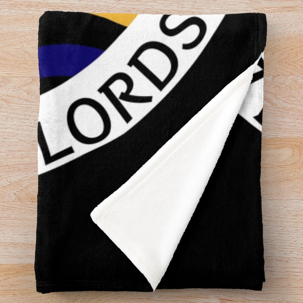 Comanche-inspired plush blanket featuring the Comanche Nation seal