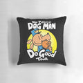 A Pillow Featuring the "Dog Man" Graphic Novel Series Character, a Dog-Headed Cop Who Solves Crimes with Comedy