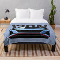 Soft and cozy i20N inspired plush blanket for car enthusiasts
