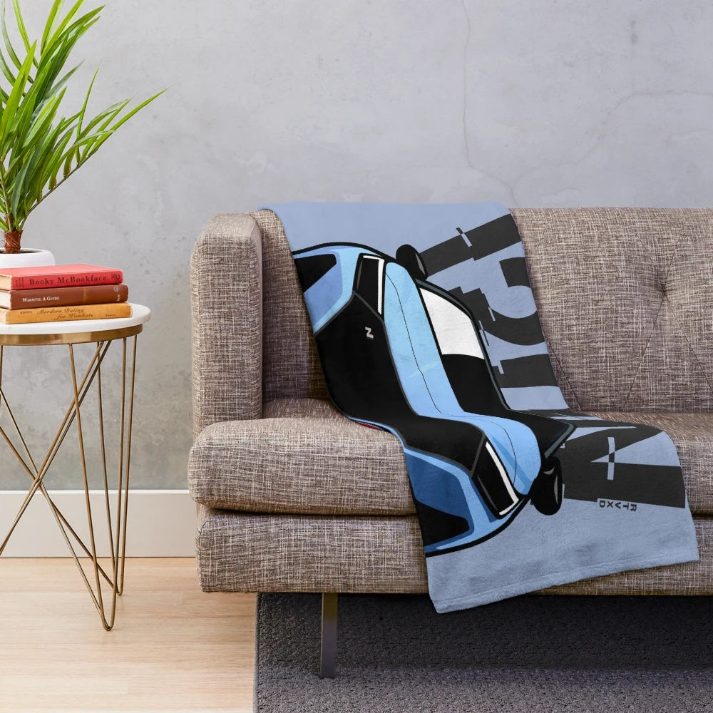 Soft and cozy i20N inspired plush blanket for car enthusiasts