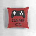A plush, decorative pillow with a gaming-inspired design, perfect for gamers and video game enthusiasts.