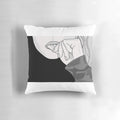 Soft, cozy pillow designed to soothe anxious thoughts and promote restful sleep