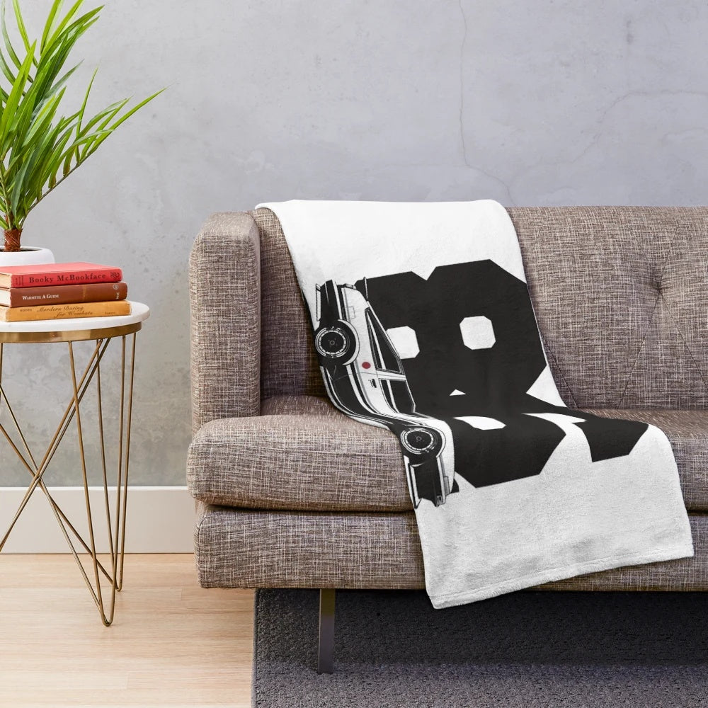 AE 86 Plush Blanket with Toyota Trueno design