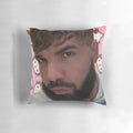 Soft, plush pillow with BBL and Drake-inspired design for comfortable sleep